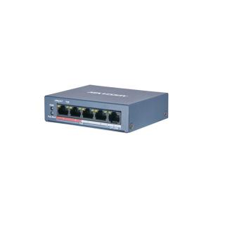 DS-3E0105P-E/M(B) 4 Port Yönetilemez PoE Switch