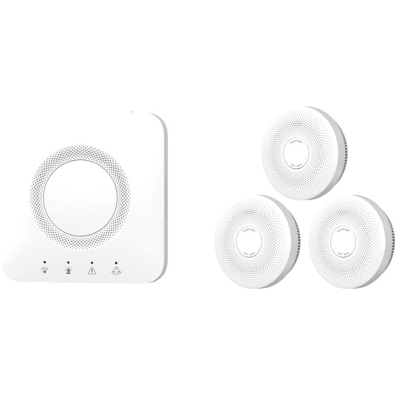 Hikvision HF-KS1-WF/R Ağ Geçitli Duman Alarm Kiti HF-KS1-WF/R